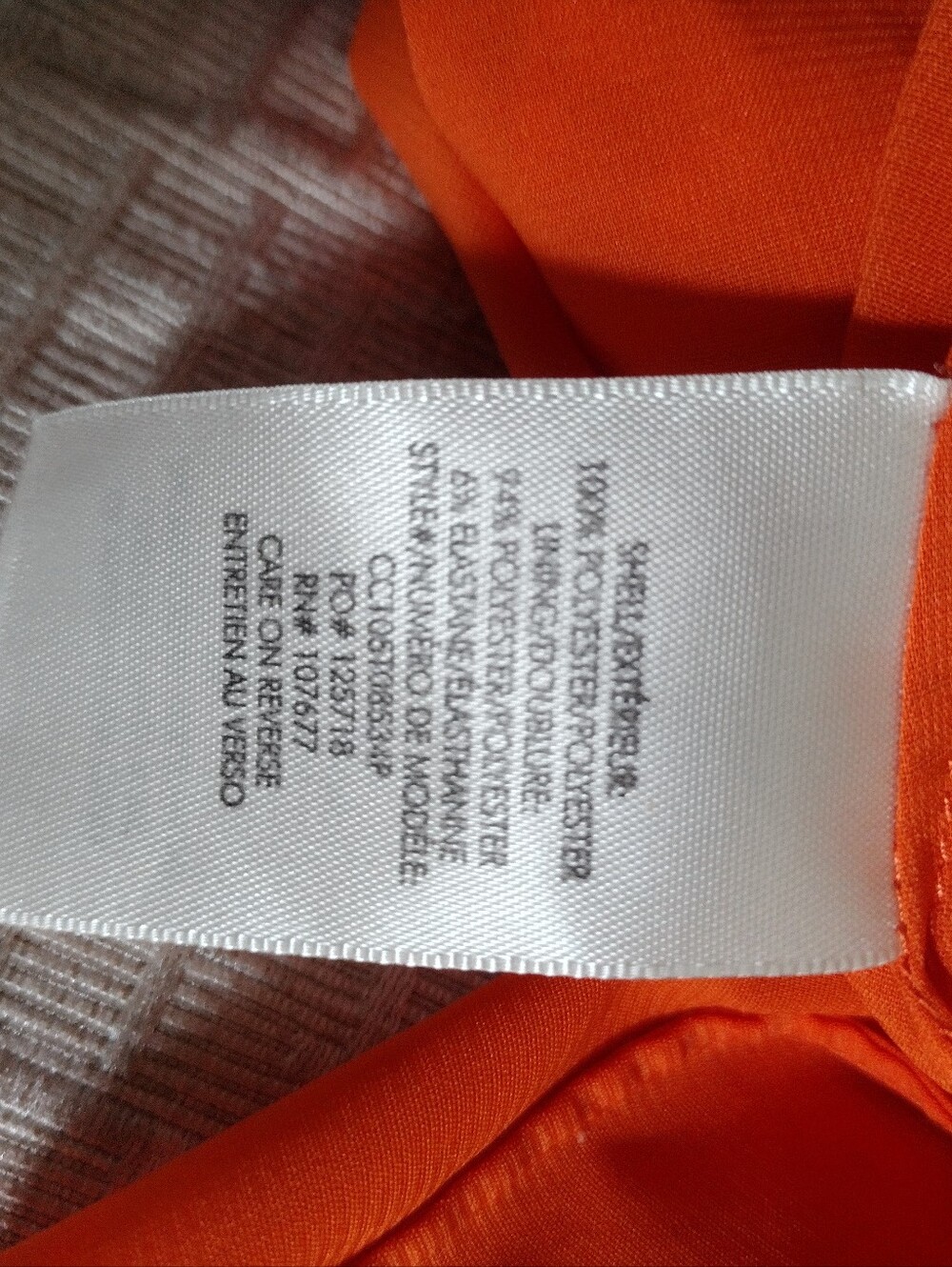 Alice + Olivia Dress Roe Mini Front Tie in Monarch Orange Size 0 - Picture 8 of 10